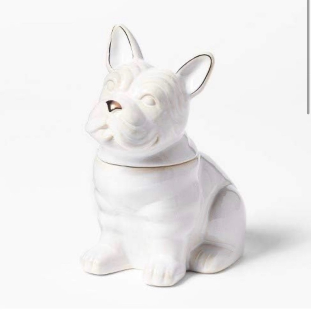 Chrissy Teigen Cravings French bulldog cookie jar